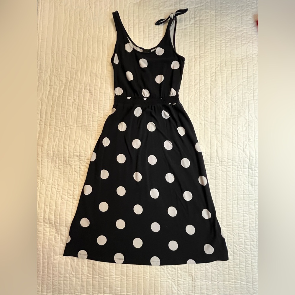 Who What Wear polka dot dress